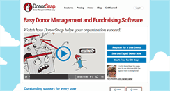 Desktop Screenshot of donorsnap.com